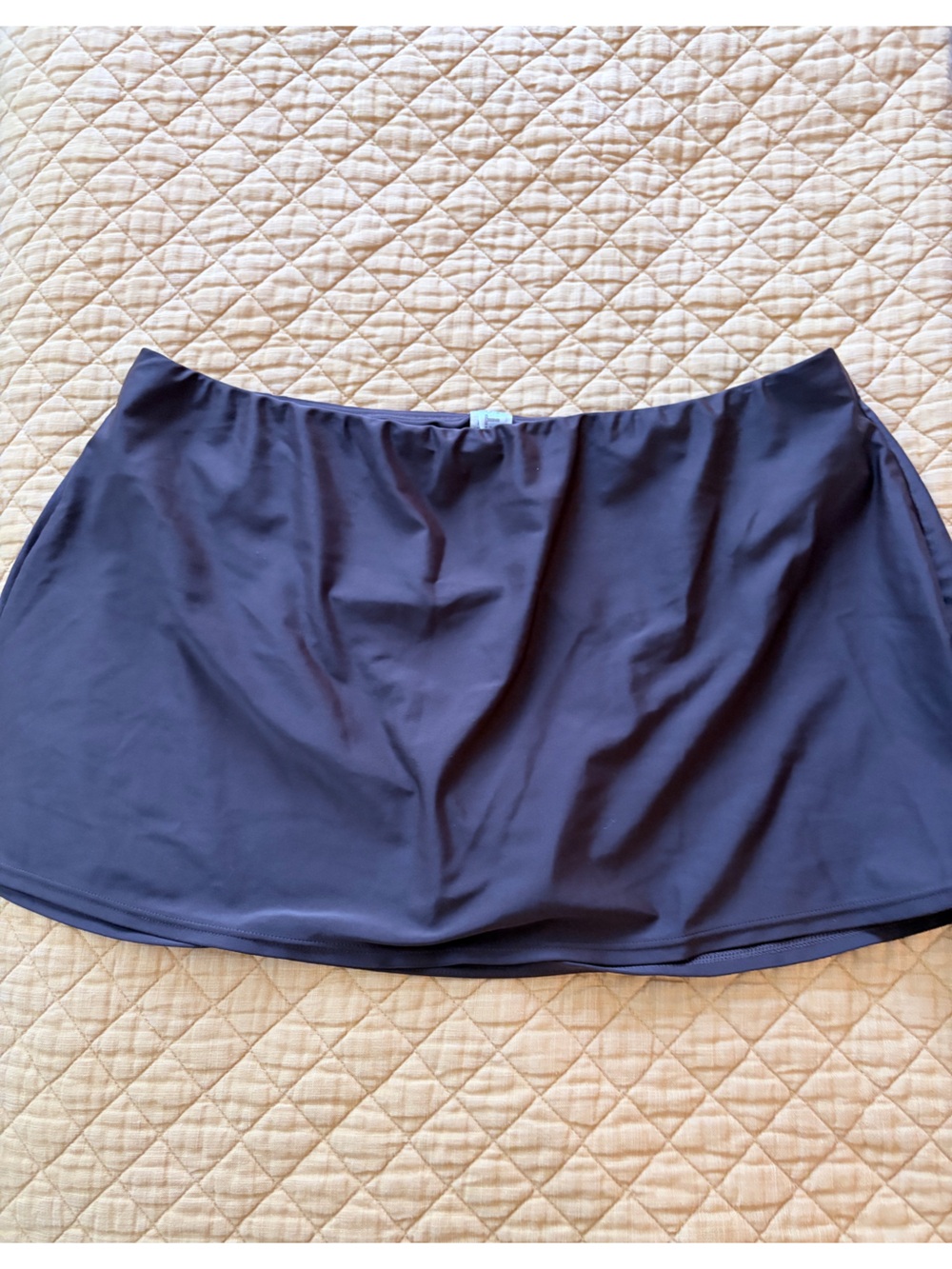 Sunsets dark chocolate swim skirt